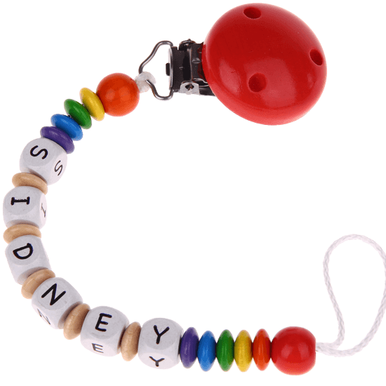 Trend-Schnullerkette mit Namen: Genderneutral LGBT